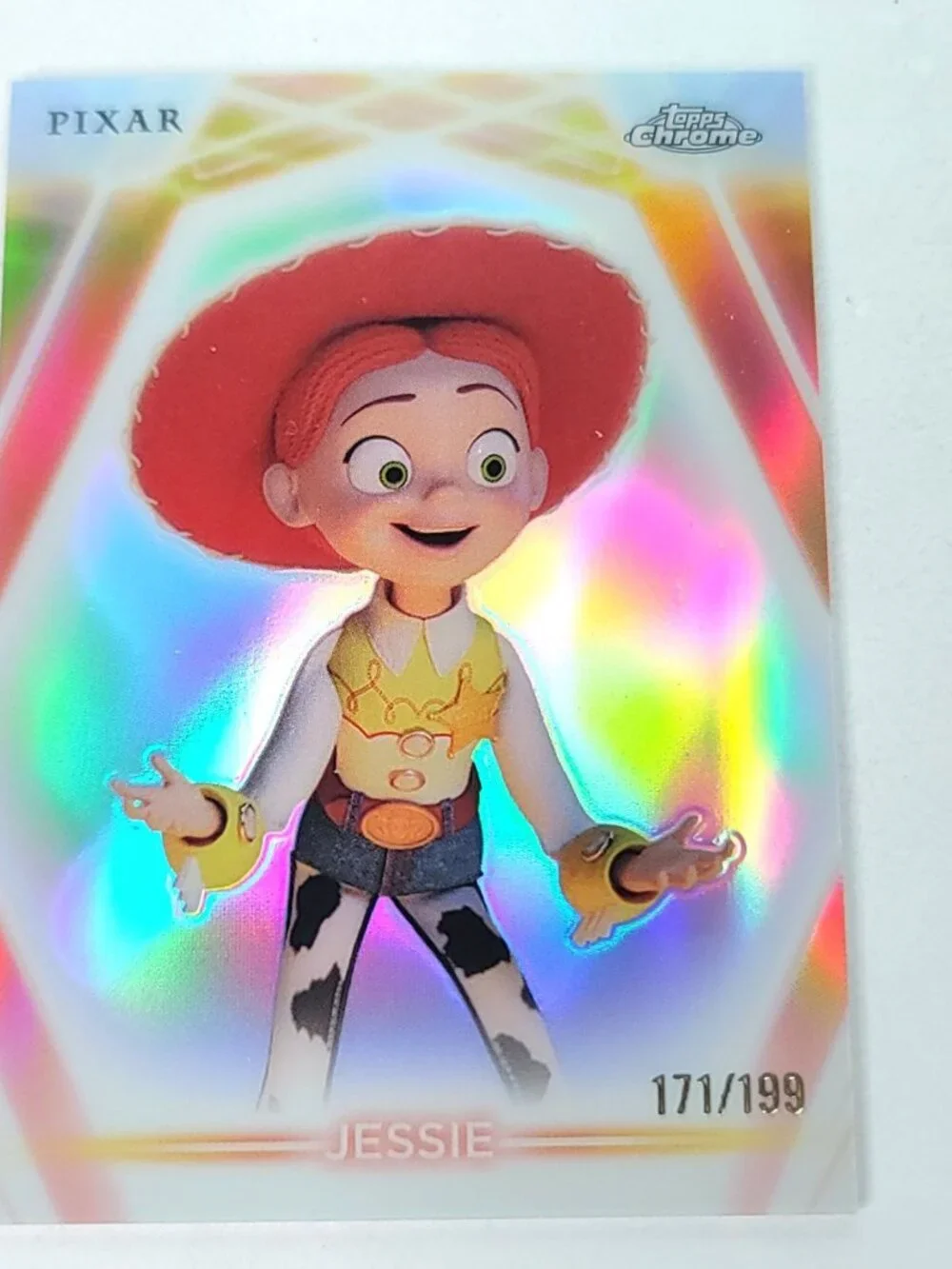 Jessie Topps 2026 Disney Neon Holo Chrome Refractor Limited 171/199 CNE